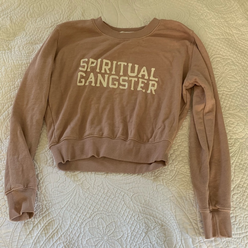 Spiritual Gangster Crop Sweatshirt S